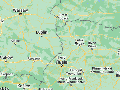 Map showing location of Hrubieszów (50.80502, 23.89251)