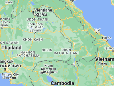 Map showing location of Hua Taphan (15.6971, 104.4916)