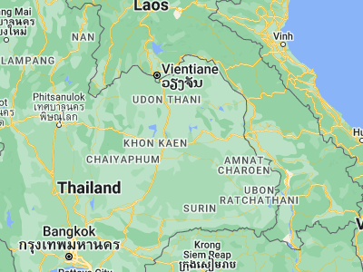 Map showing location of Huai Mek (16.58975, 103.23547)