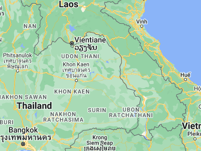 Map showing location of Huai Phueng (16.65038, 103.91005)