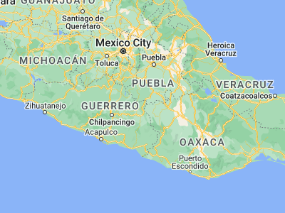 Map showing location of Huamuxtitlán (17.80348, -98.56329)