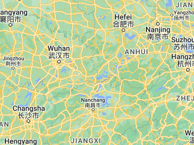 Map showing location of Huangmei (30.19235, 116.02496)
