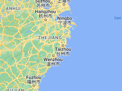 Map showing location of Huangyan (28.6501, 121.26591)