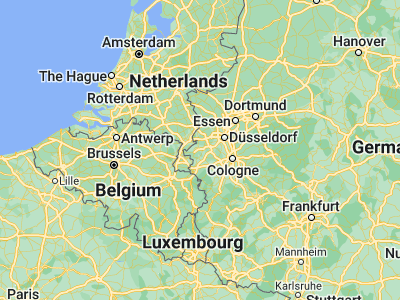 Map showing location of Hückelhoven (51.0555, 6.22658)