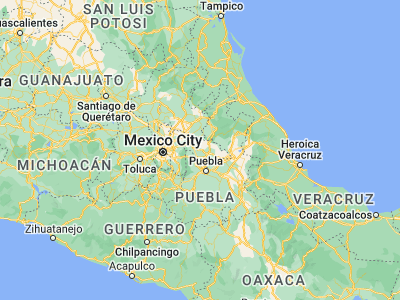 Map showing location of Hueyotlipan (19.47033, -98.34752)