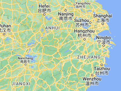 Map showing location of Huicheng (29.86925, 118.43364)