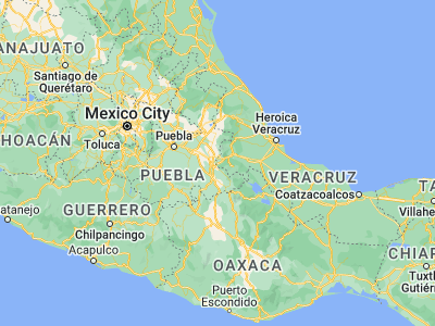 Map showing location of Huiloapan (18.75, -97.31667)
