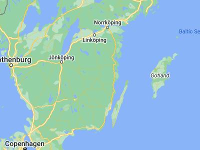 Map showing location of Hultsfred (57.48815, 15.84357)