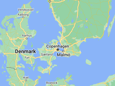 Map showing location of Humlebæk (55.9618, 12.5341)