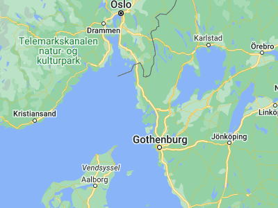 Map showing location of Hunnebostrand (58.44127, 11.3032)