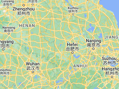 Map showing location of Huoqiu Chengguanzhen (32.35473, 116.2939)