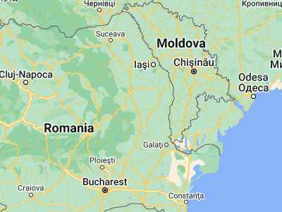 Map showing location of Hurueşti (46.26667, 27.25)