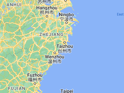 Map showing location of Huwu (28.39766, 121.20437)