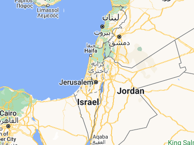 Map showing location of Ḩuwwārah (32.15224, 35.25673)