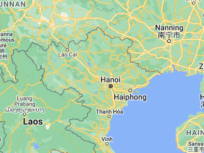 Map showing location of Huyện Lập Thạch (21.41762, 105.46221)