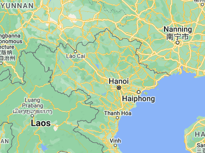 Map showing location of Huyện Thanh Hòa (21.49583, 105.14535)