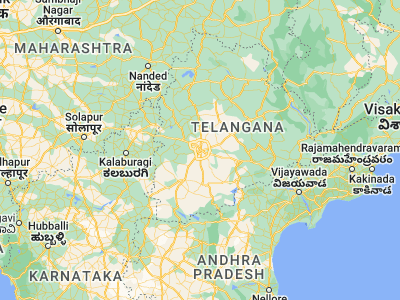 Map showing location of Hyderābād (17.37528, 78.47444)