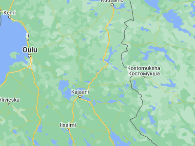 Map showing location of Hyrynsalmi (64.66667, 28.53333)