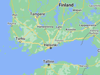 Map showing location of Hyvinkää (60.63333, 24.86667)