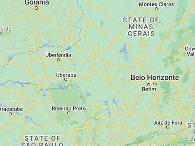 Map showing location of Ibiá (-19.47833, -46.53889)