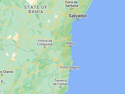 Map showing location of Ibicaraí (-14.865, -39.5875)