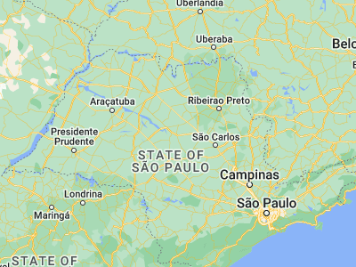 Map showing location of Ibitinga (-21.75778, -48.82889)