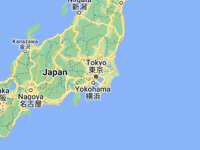 Map showing location of Ichikawa (35.71972, 139.92472)