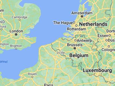 Map showing location of Ichtegem (51.09572, 3.01549)