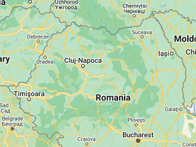 Map showing location of Iclănzel (46.53333, 24.28333)