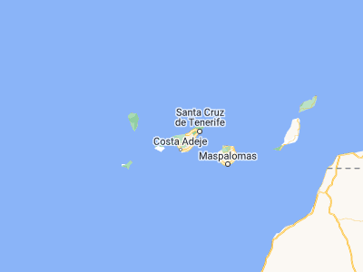 Map showing location of Icod de los Vinos (28.37241, -16.71188)