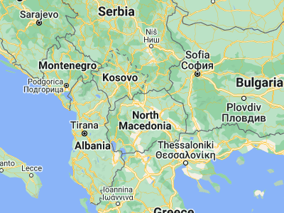 Map showing location of Идризово (41.96083, 21.57556)