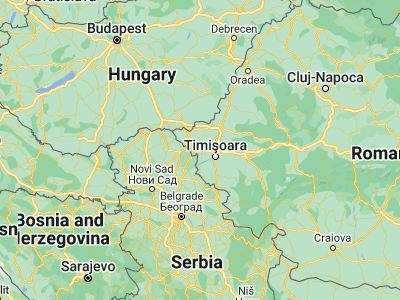 Map showing location of Iecea Mare (45.84917, 20.88917)