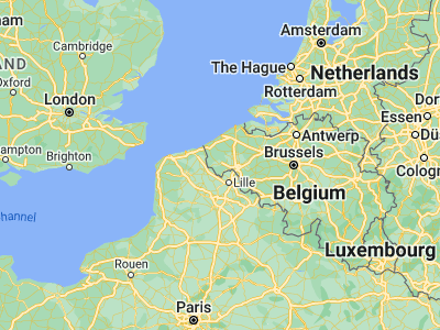 Map showing location of Ieper (50.85114, 2.88569)