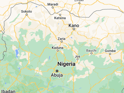Map showing location of Igabi (10.78887, 7.77493)