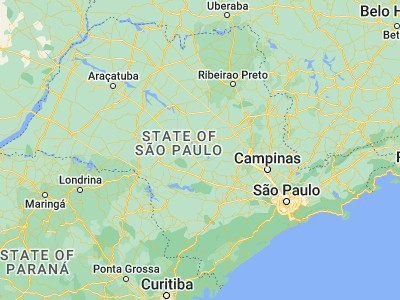 Map showing location of Igaraçu do Tietê (-22.50917, -48.55778)