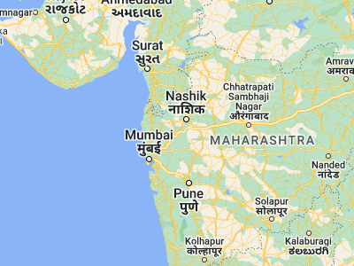 Map showing location of Igatpuri (19.7, 73.55)