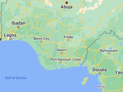 Map showing location of Igbo-Ukwu (6.01669, 7.02654)