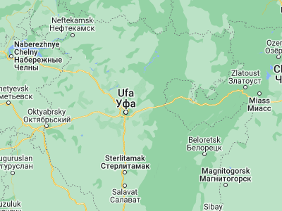 Map showing location of Iglino (54.83244, 56.41264)