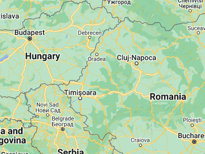 Map showing location of Igneşti (46.4, 22.16667)