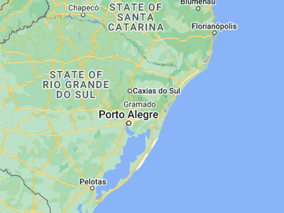 Map showing location of Igrejinha (-29.57444, -50.79028)
