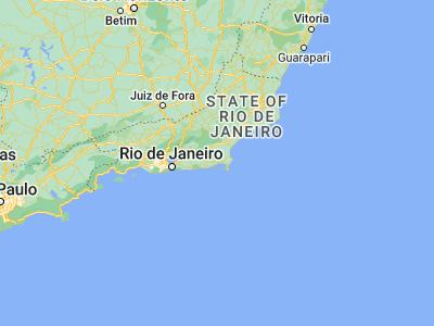 Map showing location of Iguaba Grande (-22.83917, -42.22889)