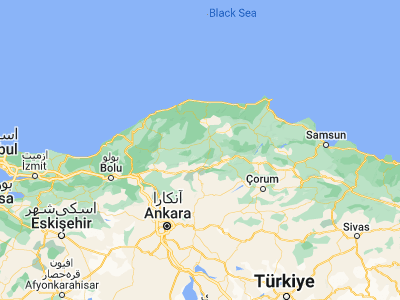 Map showing location of İhsangazi (41.20432, 33.55455)