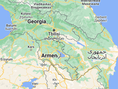 Map showing location of Ijevan (40.87832, 45.14922)