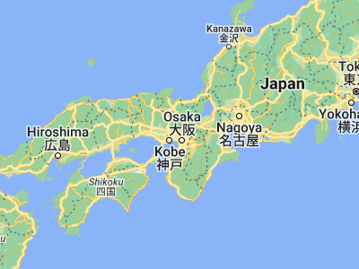 Map showing location of Ikeda (34.82208, 135.4298)