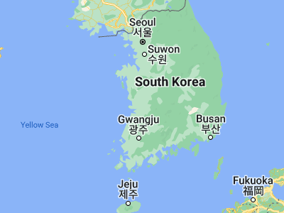 Map showing location of Iksan (35.94389, 126.95444)