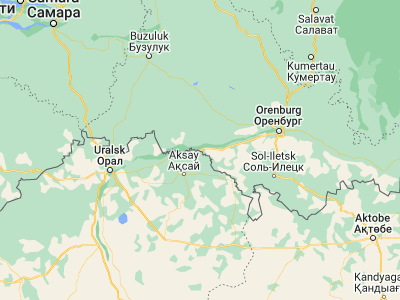 Map showing location of Ilek (51.52709, 53.38306)