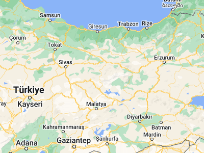 Map showing location of İliç (39.45503, 38.564)