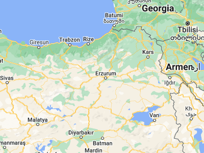 Map showing location of Ilıca (39.94627, 41.10906)