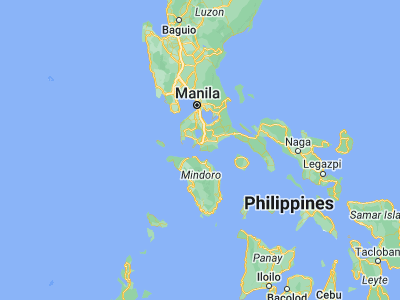 Map showing location of Ilihan (13.631, 121.0709)