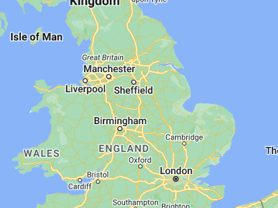 Map showing location of Ilkeston (52.97055, -1.30951)